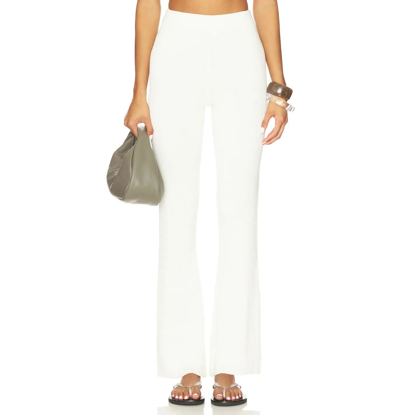 SNDYS North Knit Pant in White