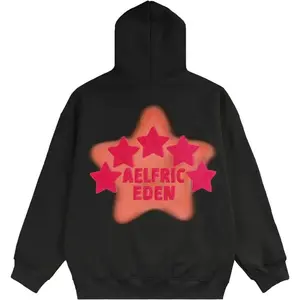 Eden Womens Graphic Hoodies Pink Star Print Hoodie Unisex, Gift For Fan Shirt Sweatshirt Hoodie