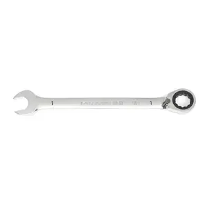Gearwrench KD86653 1 in. 90-Tooth 12 Point Reversible Ratcheting Wrench, Full Polish Chrome
