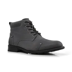 Ferro Aldo Colin classic cap-toe work boots, in Slate Blue, Men's Size 6.5 - 13