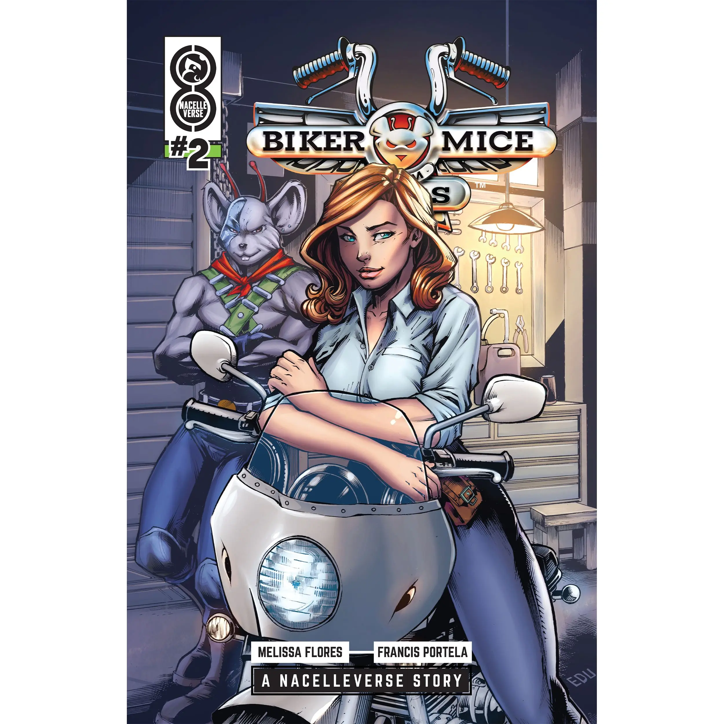 Biker Mice From Mars (2024) #2 Comic Book - Cover C by Edu Souza & Ben Hunzeker
