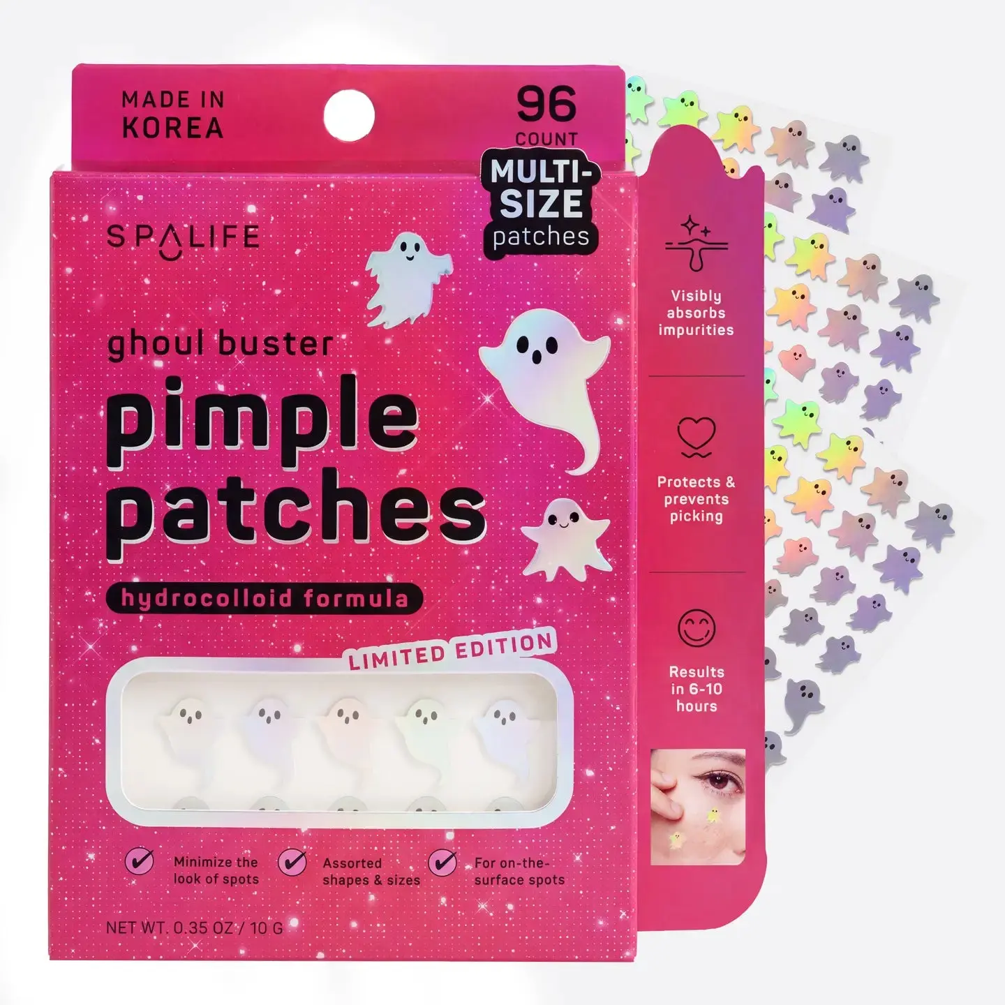 Ghoul Buster Pimple Patches - Ghost Halloween Goth Skincare
