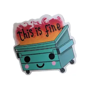 Dumpster Fire Sticker