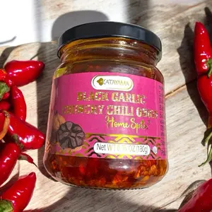 Katayama Black Garlic Crunchy Chili Onion- Luxe Crispy Onion & Umami Topping, 6.35oz