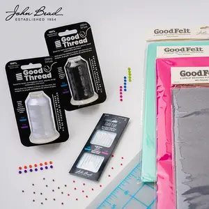 John Bead Good Thread 500m Nylon Bonded Thread Spool for Jewelry Making Sewing and Crafting