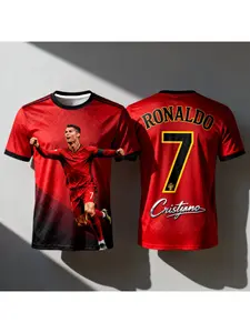 2026 Ronaldo 7 Football Jersey ChatGPT AI Style Adults and Kids Fan Edition Summer Soccer Training Tops Comfortable Sportswear
