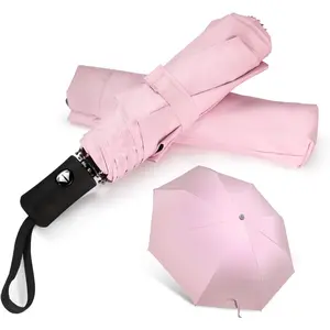 Travel Umbrella Compact Folding Sun Umbrellas Lighweight Auto Open Close for Women Parasol
