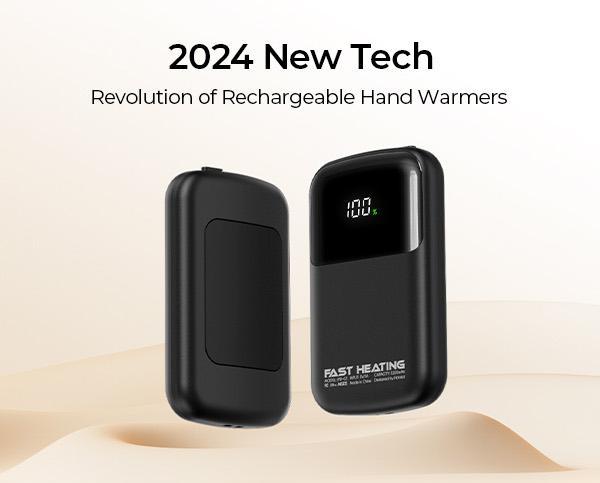 Hand Warmer Rechargeable 2 Pack, 4 Heat Settings, Portable hand warmer, Light Sleek Design, Winter Gift for Hot Spots - Heater Hand Warmer Rechargeable 2 Pack, 4 Heat Settings, Portable hand warmer, Light Sleek Design, Winter Gift for Hot Spots - Heater