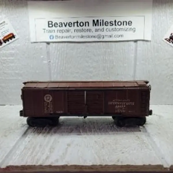 LIONEL PRR AUTOMOBILE BOXCAR, 46-48 X2458