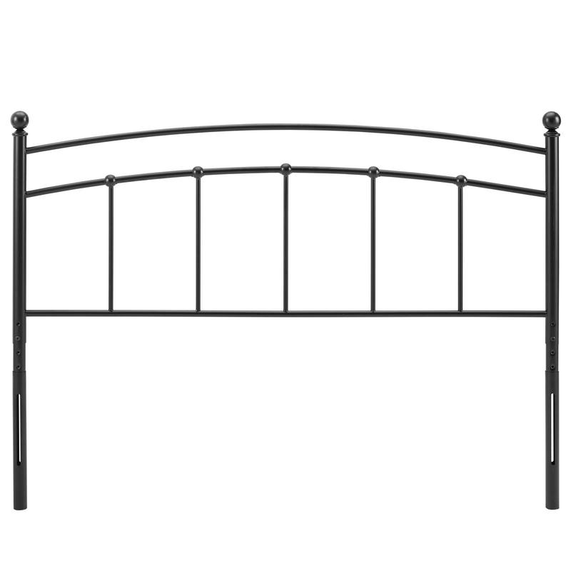 Modway Abigail Full Metal Headboard in Black