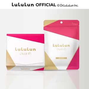 Lululun Japanese Face Mask Over45 MOIST | Daily Hydrating Sheet Mask for Aging Care | Official Partner Moisture