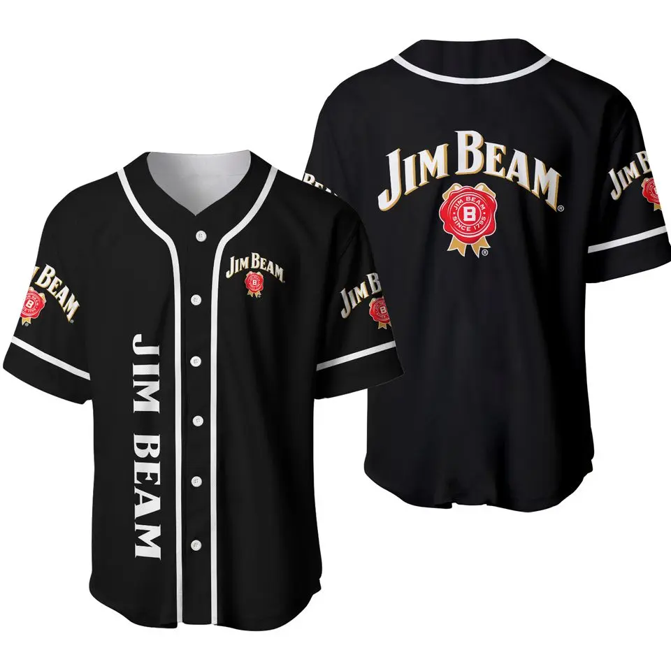 Jim Beam Bourbon Whiskey baseball jersey, Vintage Washed Baseball Cap Unisex - Adjustable Cotton Retro Dad Hat Everyday Sun Protection