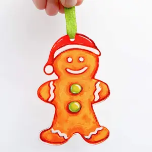 Acrylic Gingerbread Man Ornament