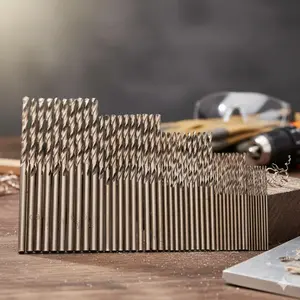 M35 Cobalt Steel Drill Bit Set 50 Pcs, Industrial High-Speed Twist Drill Bits for Hardened Metal, Stainless Steel Precision Drilling, Heat-Resistant Durable Professional Tools, Metalworking Machining, Anti-Corrosion, High-Performance Drill Set.