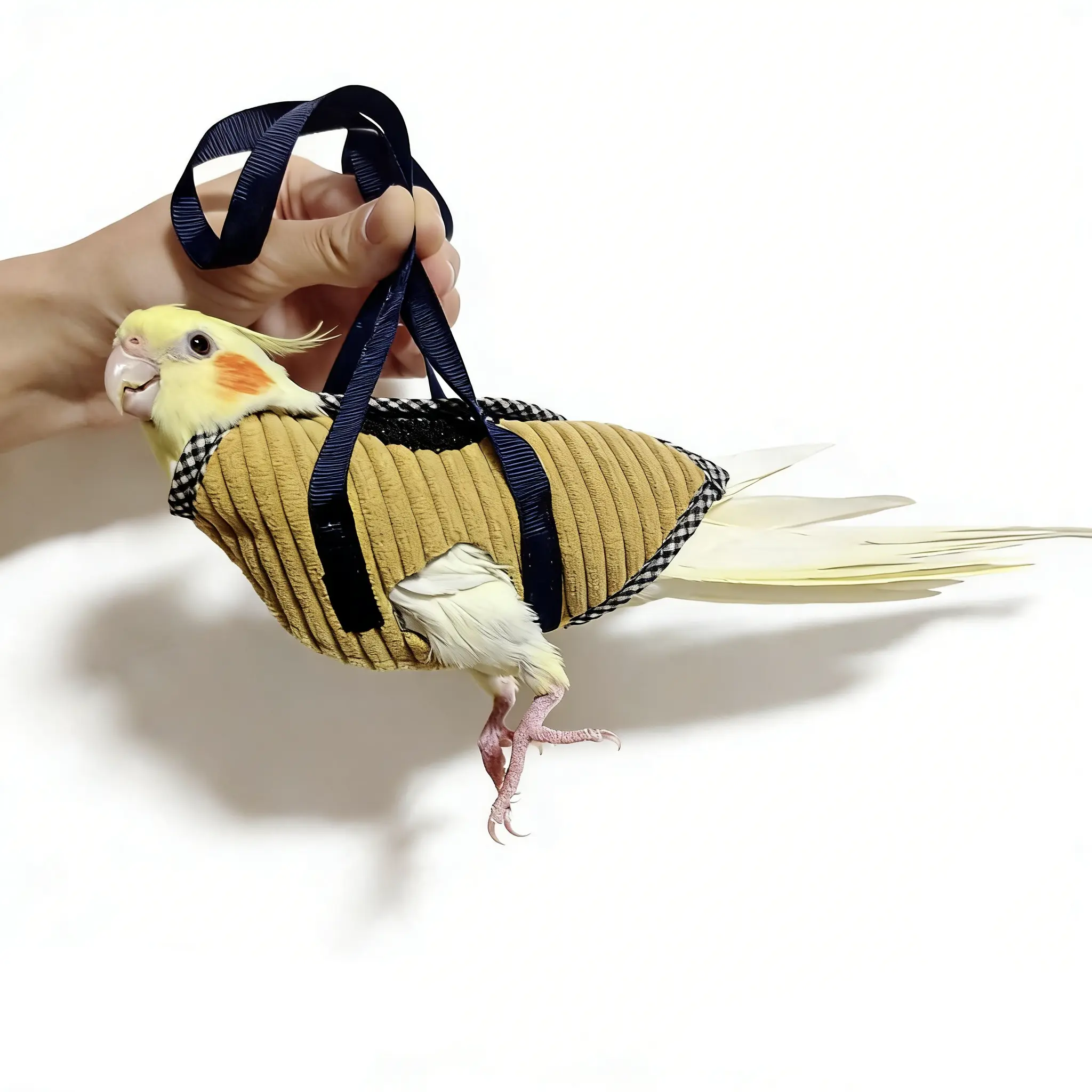Parrot external handbag Parrot handle bag Bird-walking gadget Parrot nail clipper fixation anti-flying Parrot outdoor bag