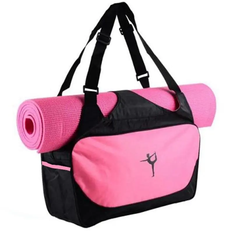 Yoga Bag,Travel Bag,Large Capacity Yoga Mat Backpack,Gym Bag,Yoga Bag,Pink