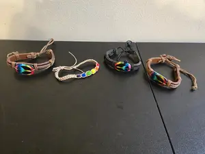 Rainbow Hemp Bracelets