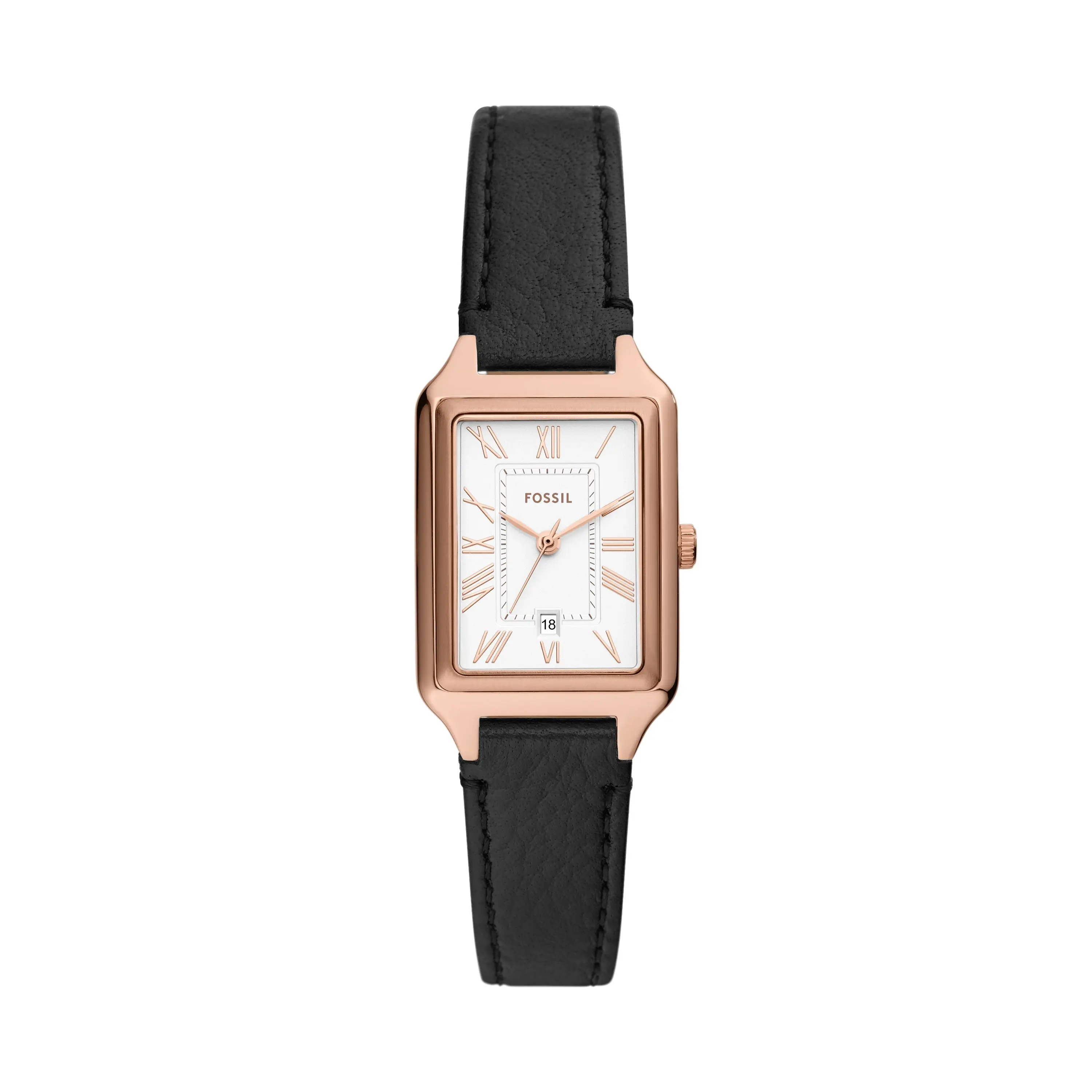 Fossil Women's Raquel Three-Hand Date, Rose Gold-Tone Stainless Steel Watch