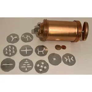 Vintage Metal Copper Cake Decorator, Cookies, Baking, Kitchen Decor, Shelf Display.