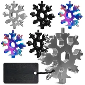 Multi Tool Keychain Set – Stainless Steel Compact Hex Wrench & Screwdriver Tool with Bottle Opener – Portable Everyday Carry Tool for Home, Travel and Gifts
