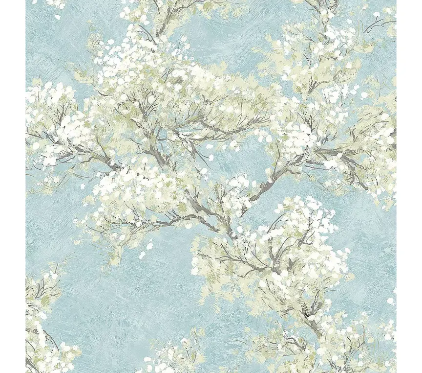 Cherry Blossom Grove Floral Peel and Stick Wallpaper