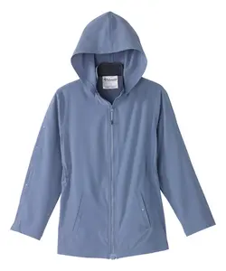 Women's Recovery Rain Jacket with Magnetic Zipper & Detachable Hood