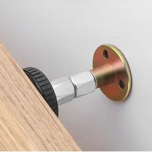 4pcs Adjustable Bed Frame Fasteners, Anti-Shake Tools for Headboard, Sofa, Wall Protection, Easy Installation, Durable Design