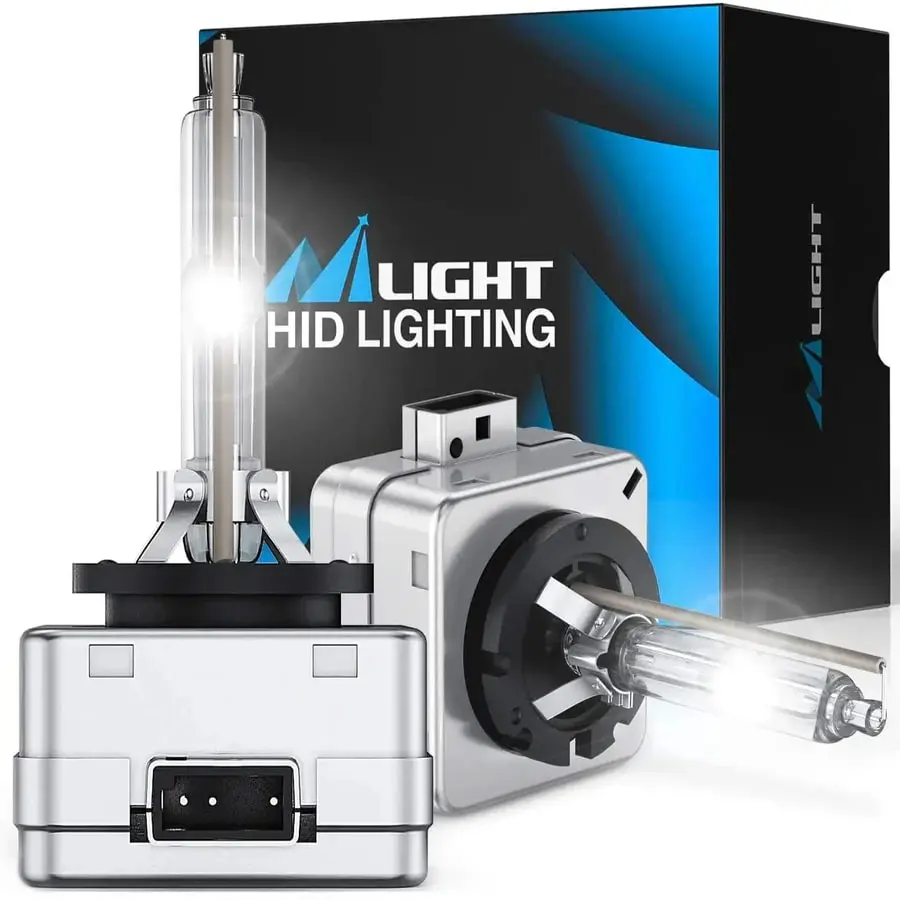 Nilight D3S 35W 6000K Diamond White Xenon HID Replacement Headlight Bulbs for Car Headlights, Automotive Vehicle Use Led Headlamp