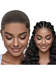 Wig Cap, Lace Wig Grip Cap for Women, Adjustable Wig Caps for Women Non Slip with Headband to Secure Lace Top Perfectly in Place, One Size Fits All