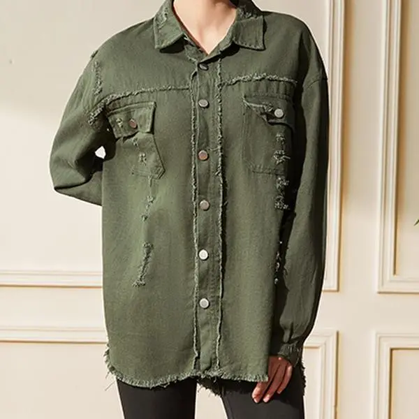 Women's Color Denim Jacket Available in Pink and Green, Classic Casual Fit with Multiple Size Options, Stylish Outerwear for Everyday and Street Wear - TikTok Shop Women's Color Denim Jacket Available in Pink and Green, Classic Casual Fit with Multiple Size Options, Stylish Outerwear for Everyday and Street Wear - TikTok Shop