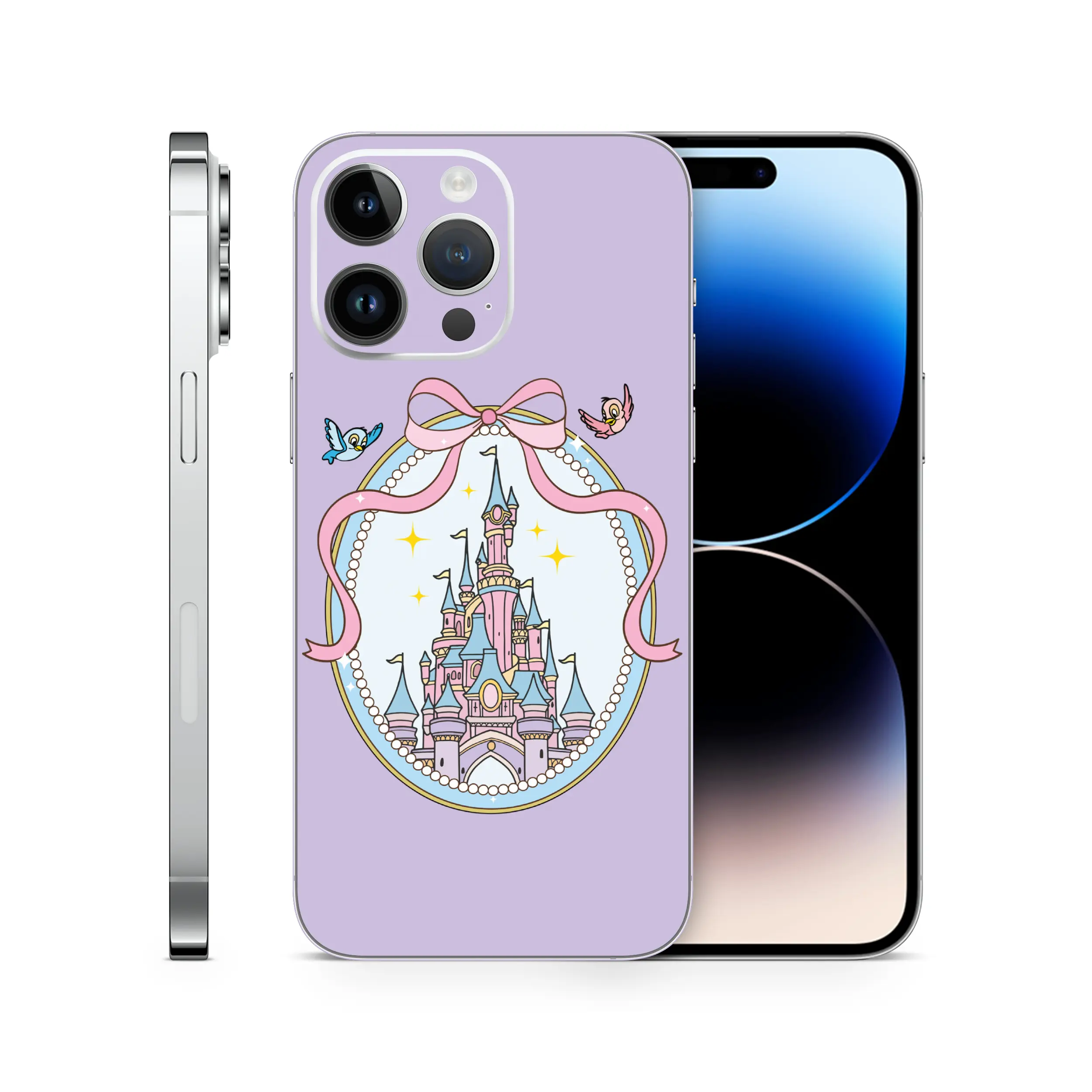 Castle Vinyl phone Skins Compatible With Iphone