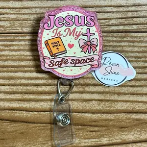 Jesus Is My Safe Space Badge Reel