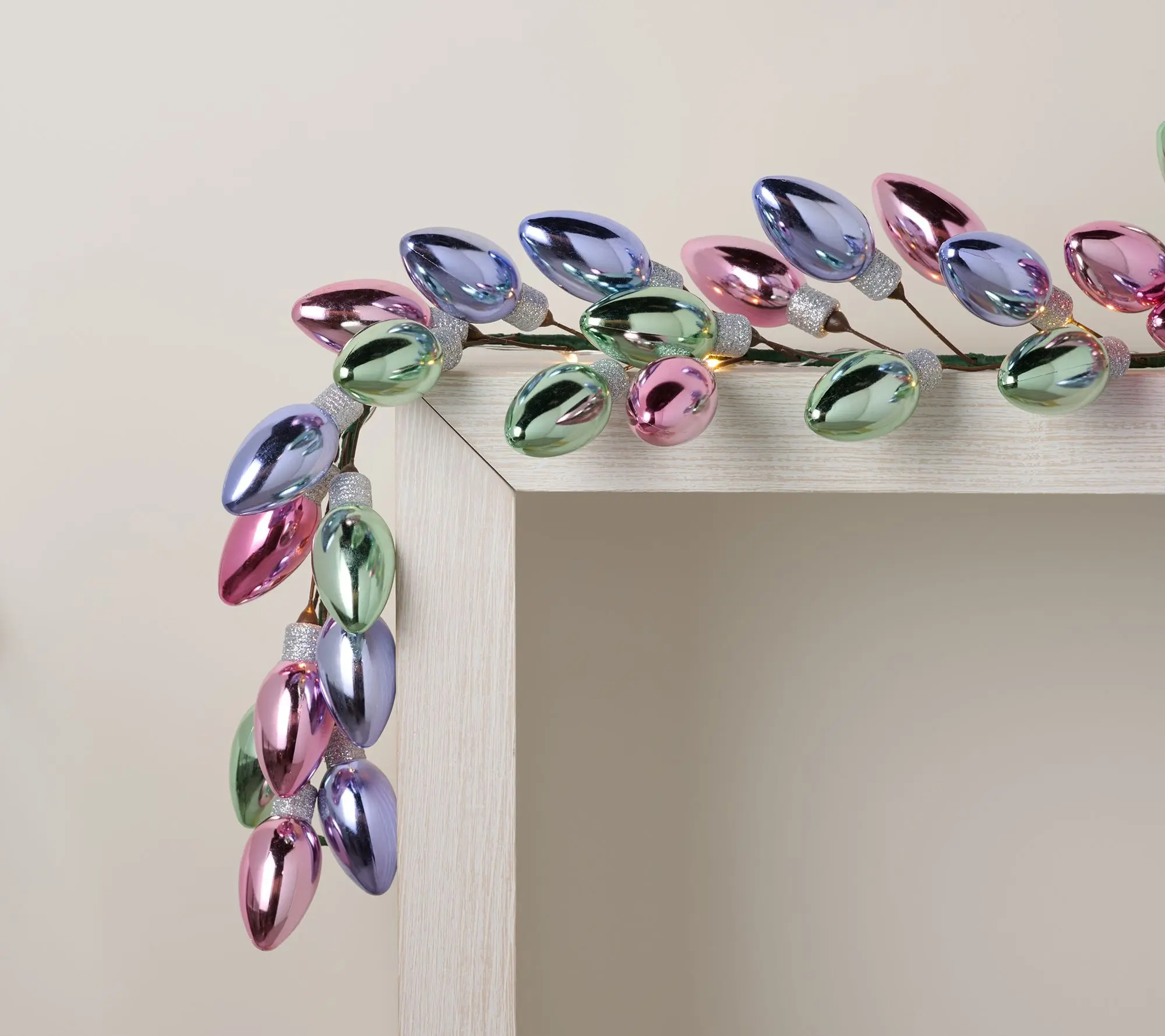 6' Illuminated C-9 Bulb Garland by Valerie