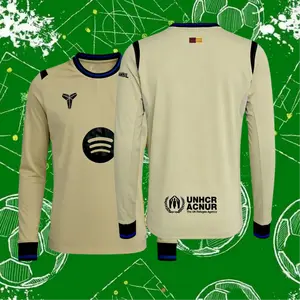 2526 Away Retro Long Sleeve Soccer Football Jersey