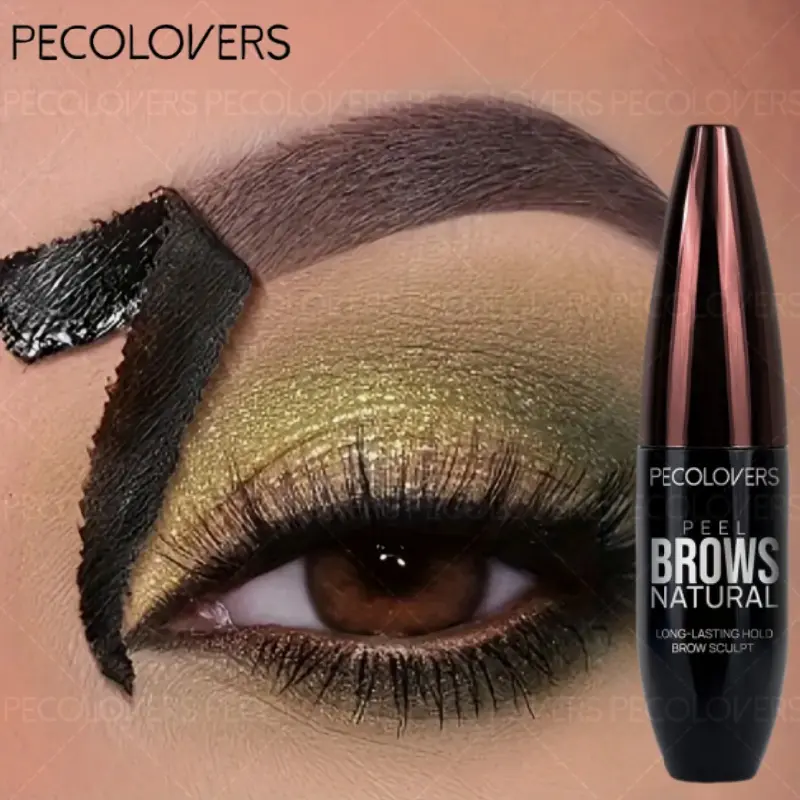 Tattoo Peel-Off Eyebrow Grey Brown 3D Waterproof Gel - Semi Permanent Brow Tint Liquid Brow Tattoo Dying Cream Makeup Eyebrow Tinting Cream