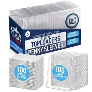 Invested Alliance Regular Top loaders &  Penny Sleeves Combo Box (100 Sleeves + 100 Top Loaders)