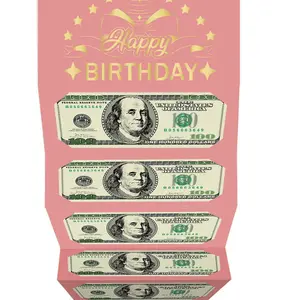 Birthday Money Card, 1 Count Creative Birthday Gift Money Holder, Birthday Gift for Friend & Family, Festive & Party Supplies