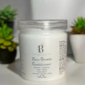 Hair Growth Leave-In Conditioner - Moisturizing Formula for Curly, Wavy, and Natural Hair Hair Repair 6oz Daily Lightweight Aloe