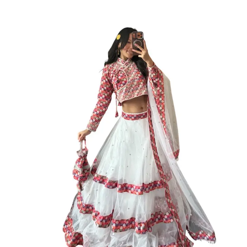Nepali Traditional Lehenga Set Womenswear Formal Dress Party Workwear -  TikTok Shop
