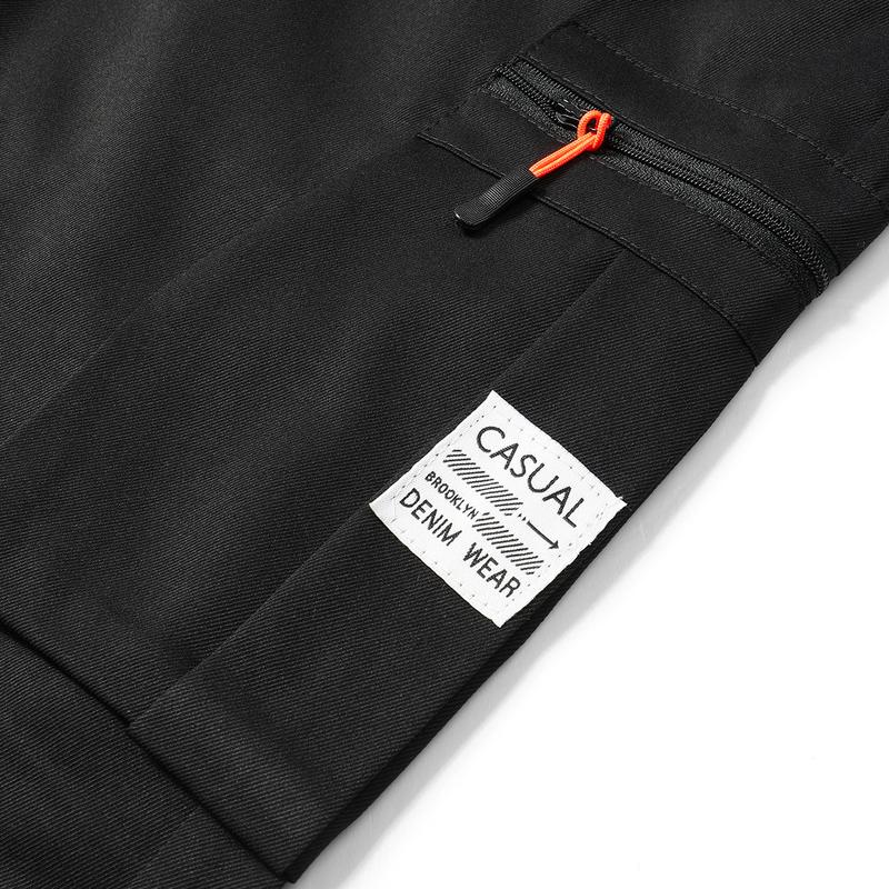 Men's Clothing Men's Overalls Straight Shorts with Zipper Casual Fashion Trend Summer