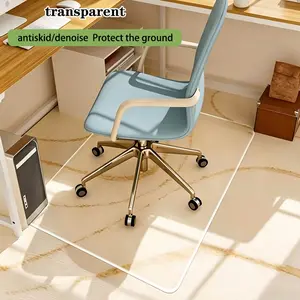 PVC Transparent Carpet Protector, Waterproof Non-Slip Floor Mat for Living Room Kitchen Bedroom, Noise Reduction, 1mm Thickness