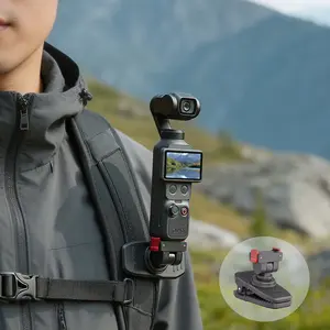 Magnetic Quick-Release Backpack Clip, Adjustable Crocodile Clip Mount for Dji Osmo Pocket 4/3, Sports Camera Accessory