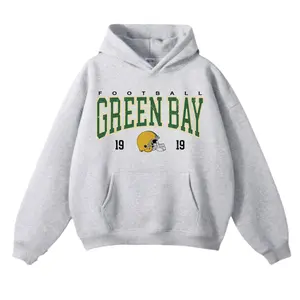 Vintage Green Bay Football Crewneck Hoodie, Green Bay Team Hoodie, Vintage Packer.s Hoodie, Packer.s Fan Apparel, Classic Green Bay Fan Pullover, Green Bay Football Supporter Gift, Green Bay Football Long sleeve Hoodie