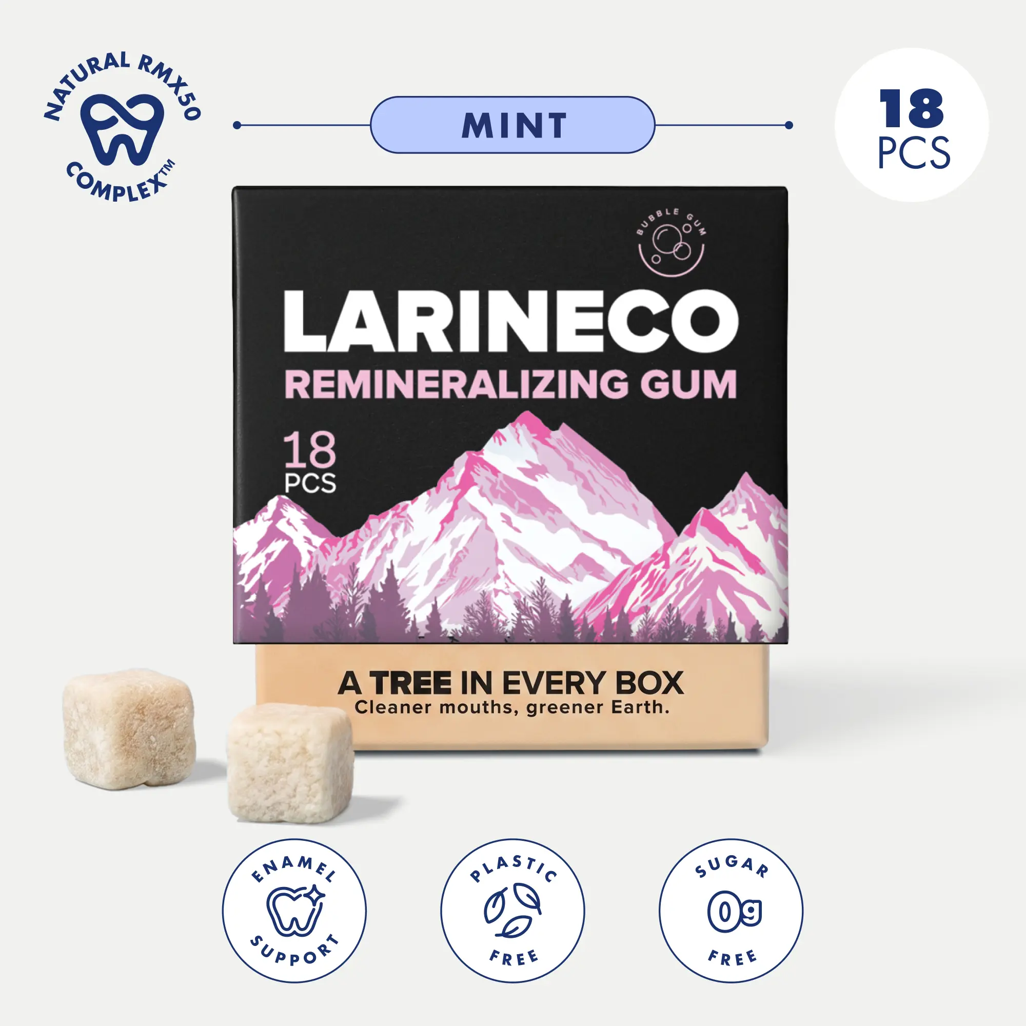 Larineco™️ - Bubblegum Remineralizing Gum Larineco™️ - Bubblegum Remineralizing Gum