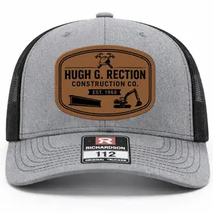 Hugh G. Reaction Richardson 112 Leather Patch Hat Trucker Hat