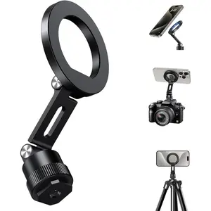 Phone Tripod Mount for Magsafe,   Tripod Mount Adapter with 1/4" Screw, Cold Shoe Phone Holder for Camera, Compatible with  16/15/14/13 Series