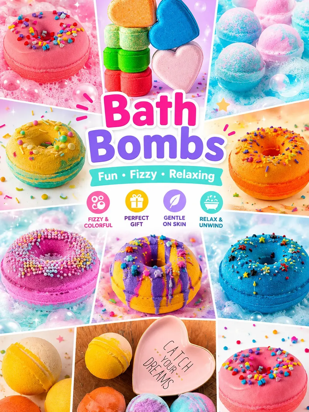 Donut Bath Bombs