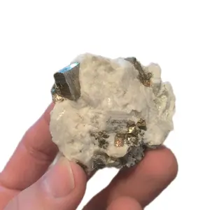 Chalcopyrite inflorescent calcite big cube