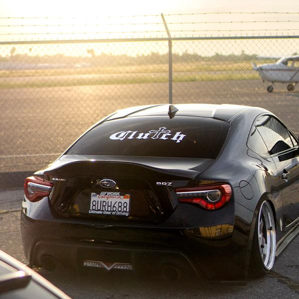 Clutch Windshield Banner V2 - Limited Edition 24" x 4.8" Banner for Your Next Adventure