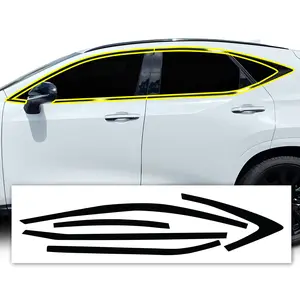 Lexus NX 2022-2026 Blackout Chrome Delete Kit - Precut Gloss Black Vinyl Overlays